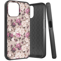 Rugged Heavy Duty Shockproof Case Cover Floral Bouquet For I Phone 13 Pro Max - £6.10 GBP