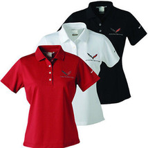 C7 Chevrolet Corvette Ladies Nike Dri Fit Embroidered Polo S-2XL Chevy New - £33.62 GBP+