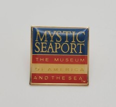 Mystic Seaport Museum of America and the Sea Travel Souvenir Pin Connect... - £13.63 GBP