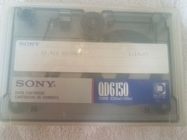 Sony QD6150 150MB Data Cartridge Used - $23.64