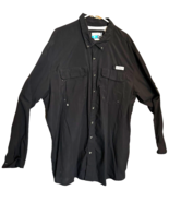 Magellan Men&#39;s Laguna Madre Black Long Sleeve UPF 20+ Fishing Shirt size... - $27.55 CAD