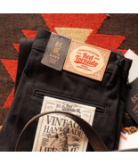 Red Tornado Black Men's Jeans Relaxed Fit 14.5oz Selvedge Denim Officer ... - $84.99