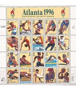 US Stamps - 1996 Atlanta Olympics - 20 Stamp Sheet - Scott #3068 by USPS - £14.15 GBP