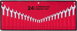 24-Piece Combination Wrench Set with Roll-Up Pouch - £35.77 GBP