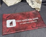 Vintage Bank Cash Bag First National Bank Of Perryville MO 10.5x6” Money - £11.67 GBP