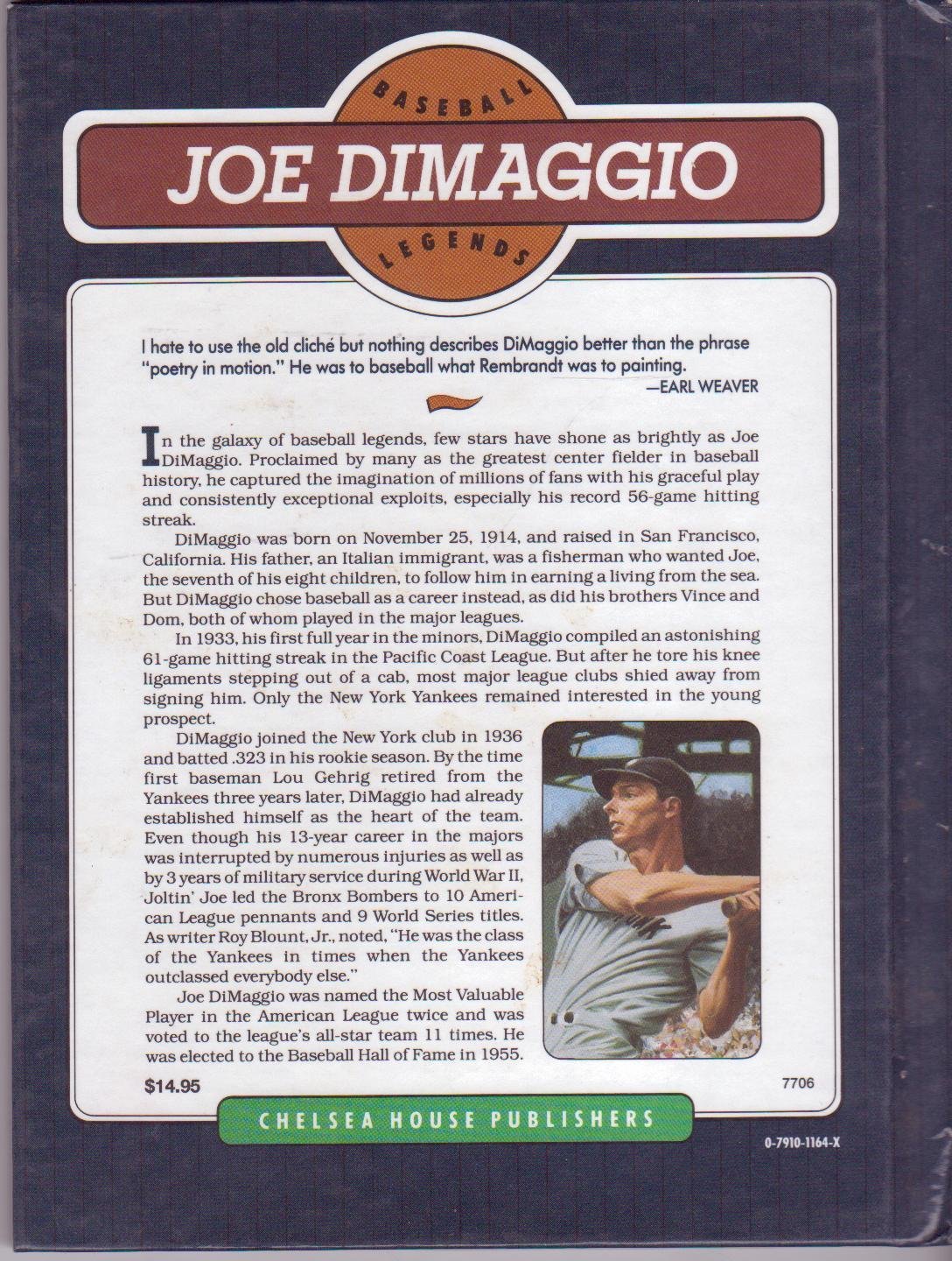 Joe Dimaggio (Baseball Legends) Appel, Martin Item image 4