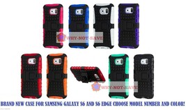 Premium Hybrid Deluxe Hard ShockProof Case Cover for Samsung Galaxy s6 edge - £22.27 GBP