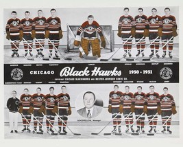1950-51 CHICAGO BLACK HAWKS 8X10 PHOTO  PICTURE NHL HOCKEY BLACKHAWKS - $4.94
