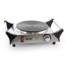 Better Chef Portable Stainless Steel Solid Element Single Electric Burner - £64.96 GBP