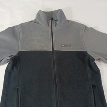 Columbia XM1247 Men’s Mount Grant Medium Full Zip Black/Gray Fleece Jacket Sz L image 9
