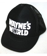 Vintage WAYNE&#39;S WORLD Movie Logo Mesh Snapback Trucker HAT/CAP SNL Comed... - $13.85