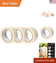 Beige Multi-Surface Masking Tape, 3 Rolls - Easy Tear-by-Hand for Precis... - $33.25