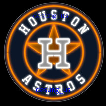 Houston Astros 2017 World Series Champs Neon Sign 24"x24" with HD Vivid Printing - £204.59 GBP