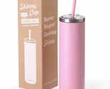 Cupture Skinny Cup 16 oz. Double Wall Insulated Stainless Steel Tumbler ... - £20.52 GBP