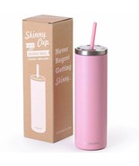 Cupture Skinny Cup 16 oz. Double Wall Insulated Stainless Steel Tumbler ... - $35.88 CAD
