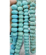 Large 16inch Green Dark  Blue white Turquoise  10-20mm Round Rondelle  D... - $18.50