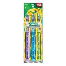 GUM Crayola Metallic Marker Childrens Toothbrush , Soft Bristled Kids ... - £10.41 GBP