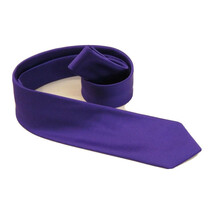 Mens Tie ZENIO By Stacy Adams Slim Narrow Twill Woven Soft Silky Z15 Purple image 7
