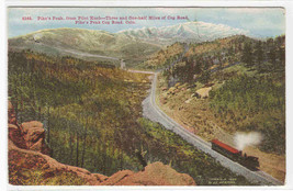 Railroad Train Pilot Knob Pikes Peak Colorado 1910s postcard - £4.67 GBP