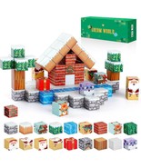 110pc Christmas Magnetic Blocks Set, Mini STEM Tiles Building Toy, Age 4–10 - $455.92 MXN