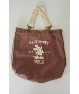 Walt Disney World 1971 Heavy Duty Canvas Tote Bag w removable straps in ... - £12.56 GBP