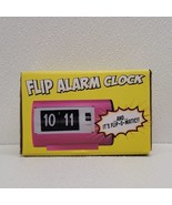 Capehart Retro Flip Clock Battery Operated Alarm Clock - Pink - Tested &amp;... - £29.59 GBP