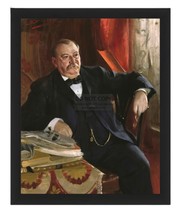 President Grover Cleveland Presidential Portrait Painting 8X10 Framed Photo - £15.70 GBP