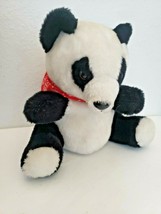 Levi Strauss Panda Bear Plush Stuffed Animal Red Bandana  - £27.68 GBP