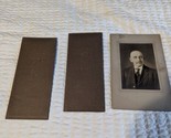 3 Vintage Photos In Original Photo Holders - £19.54 GBP