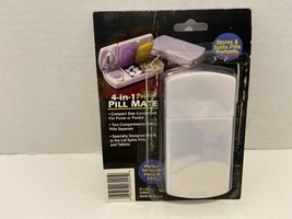 4-in-1 Pocket Pill Mate, Pill holder and Cutter - £4.28 GBP