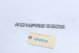 97-04 MERCEDES-BENZ SLK230 Kompressor Rear Badge Logo Emblem Q4559 - $60.86