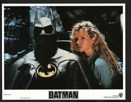Batman Lobby Card-Kim Basinger standing next to the Batsuit. - £38.13 GBP