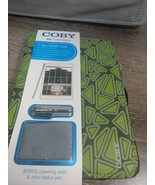 NEW COBY 7-8&quot; TABLET CASE. Includes stylus &amp; cloth. Self Inverted Easel.... - $11.83