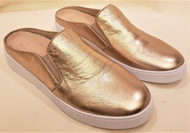 Vionic Comfort Orthotic Shoes Sz-9.5 Gold Metallic Leather - £46.84 GBP