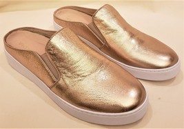 Vionic Comfort Orthotic Shoes Sz-9.5 Gold Metallic Leather - £46.05 GBP