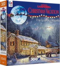 Christmas Vacation National Lampoons Movie Puzzle 300 pcs Thomas Kinkade... - $16.10