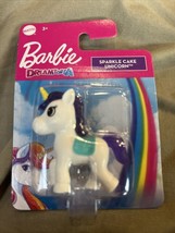 Mattel Barbie Dreamtopia Sparkle Cake Unicorn White With Purple Mane And Tail - $5.86