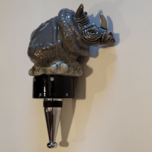 Lynda Corneille Rhinoceros Wine/Bottle Stopper - £9.97 GBP