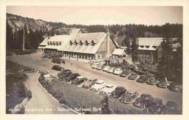 Paradise Inn Rainier National Park Washington 1940s RPPC Real Photo postcard - £6.17 GBP