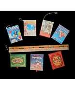 Mini Christmas Book Ornaments 3&quot; Kurt S Adler and Bradford Novelty Co Lo... - $1,336.61 MXN