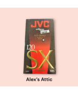 JVC T-120 SX VHS Blank Tape High Performance SX 120 Tape New &amp; Sealed - $167.60 MXN