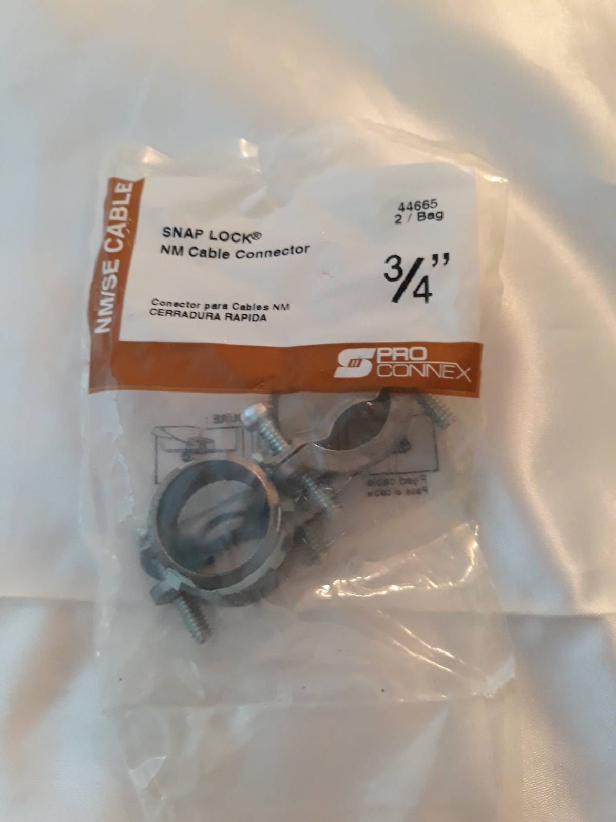 Sigma ProConnex 3/4-in Die Cast Zinc Snap-in Connector Conduit Fittings ... - $6.00