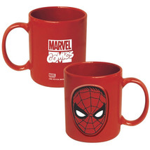 Marvel Comics Amazing Spider-Man Face 20 oz. Red Ceramic Coffee Mug NEW UNUSED - $8.79
