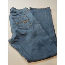 Lee Riders Straight Leg Mid Rise Medium Wash Embroidered Womens Jeans Denim - €17,07 EUR