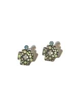 Jeweled Fashion Beaded Pierced Earrings No Backs .5 Inch - €6,01 EUR