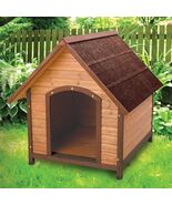 Medium Size Dog Solid Wood Dog House 30.75W x 34.75D x 32H Shingle Roof ... - $341.55
