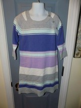 Crazy 8 Multi-Colored Striped Sweater Dress Size 5/6 Girl&#39;s NEW - $19.71