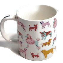 Parker Lane Dog Person 16 oz Cute Dog Breeds Coffee Tea Cocoa Cup Mug White - £22.34 GBP