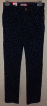 NWT GIRLS So BRAND &quot;Skinny&quot; ADJUSTABLE WAIST FUZZY LEOPARD PRINT JEANS  ... - £19.79 GBP