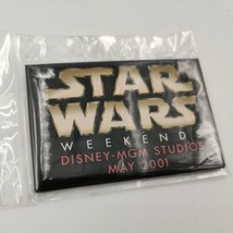 Retro Star Wars Weekends - Disney Mgm Studios May 2001 Promo 3&quot; Lapel Pin - £11.21 GBP